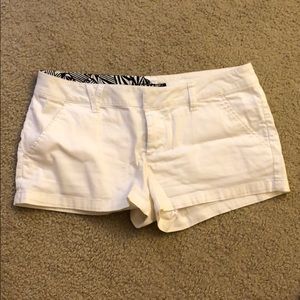 Volcom white shorts